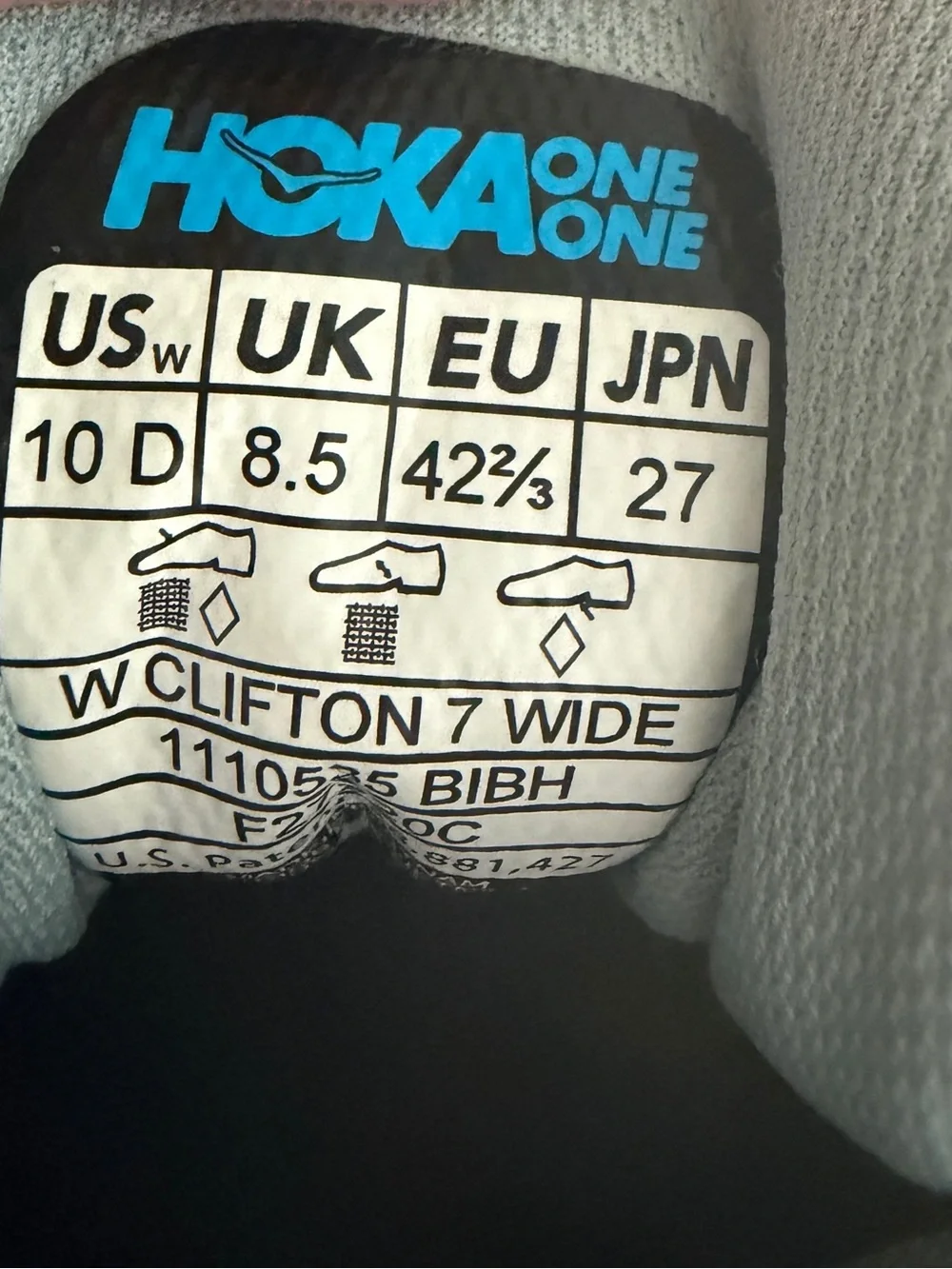 Hoka One One Women's Navy, Pink & White Athletic Running Shoes